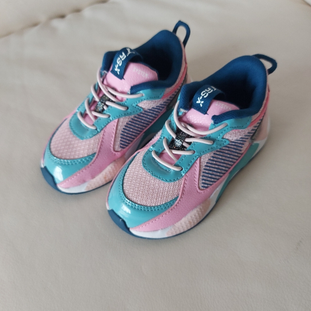 **3 Listings $20**                    Kids Pink and Blue Puma Athletic Shoes